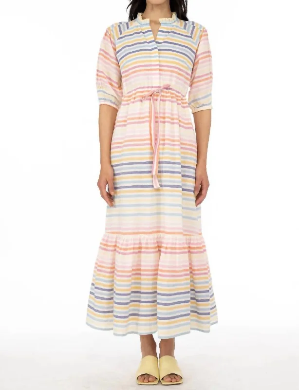 velvet dressBetty Dress In Candy Stripe