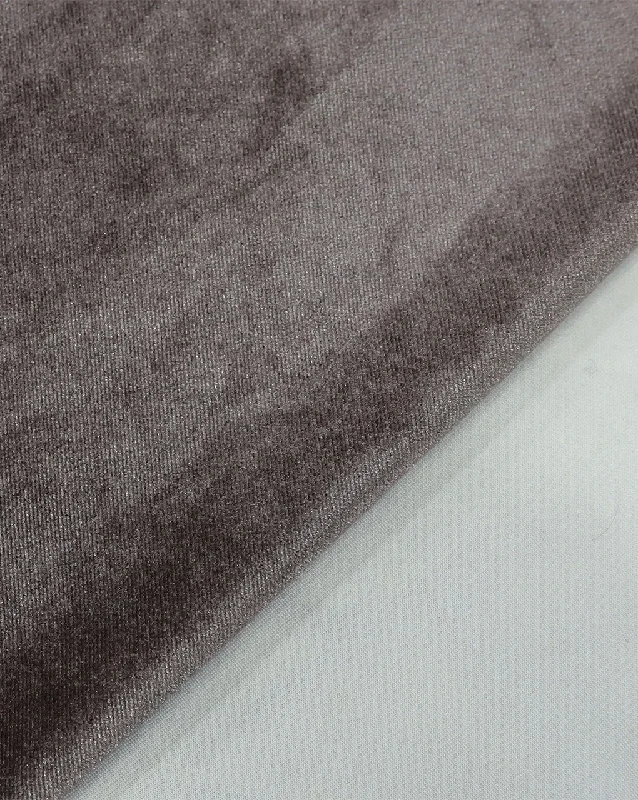 vintage dressDARK GREY PLAIN VELVET LYCRA FABRIC ( WIDTH 58 INCHES )