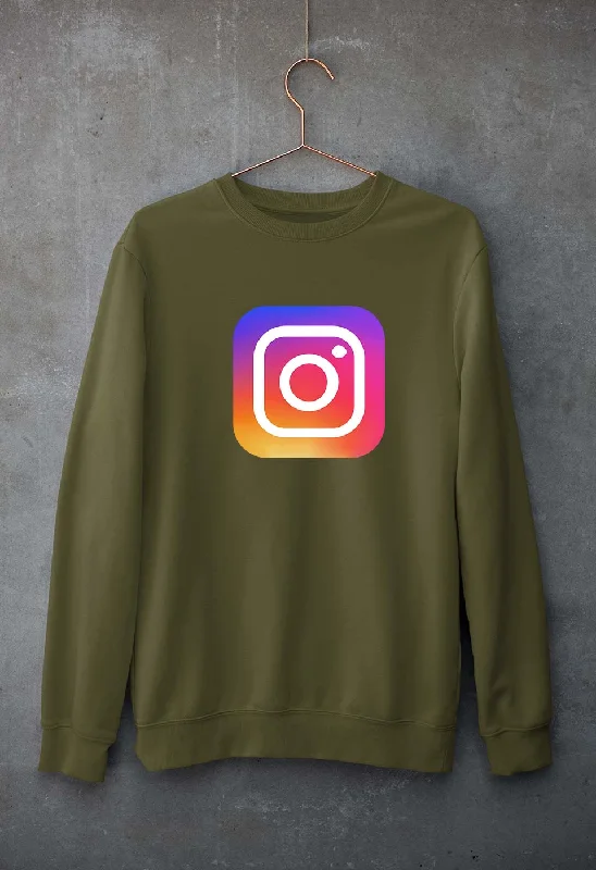 loose fit athletic hoodieInstagram Unisex Sweatshirt for Men/Women