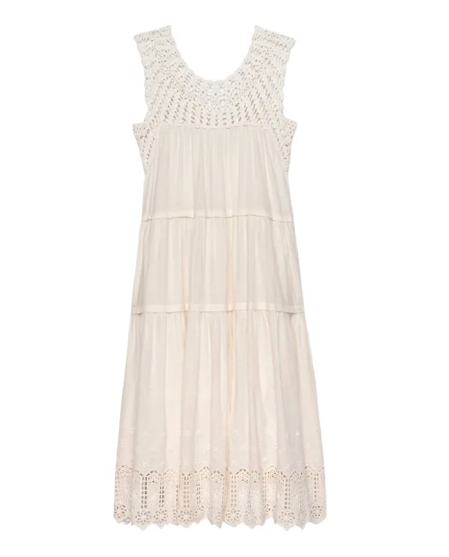 elegant dressThe Soleil Dress In Cream