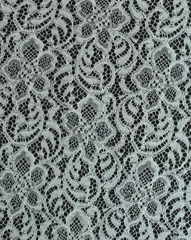 minimalistic dressPolyester Floral Design 4 Lace Cut Work Fabric (RFD)