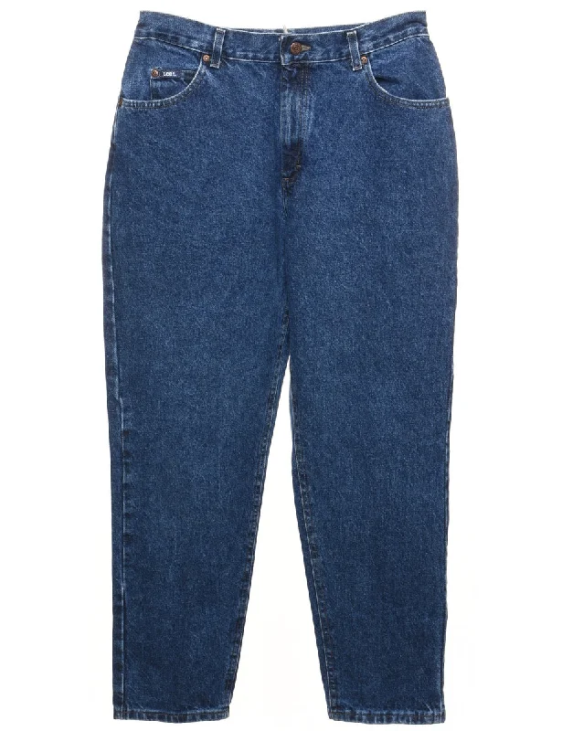 elegant coatMedium Wash Tapered Lee Jeans - W30 L28