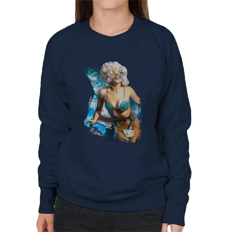 lightweight fitness hoodieSidney Maurer Original Portrait Of Lady Gaga Sea Shell Bikini Women's Sweatshirt