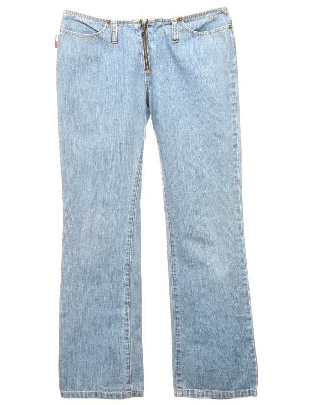 chic coatZip Front Straight Fit Jeans - W30 L30