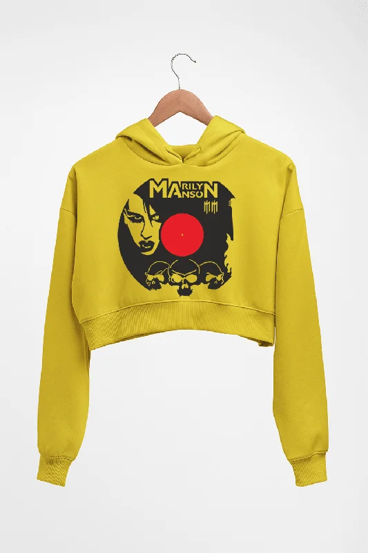 sports hoodieMarilyn Manson Crop HOODIE FOR WOMEN