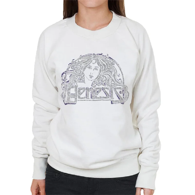 minimalist gym sweatshirtGenesis Girl Band Symbol Women's Sweatshirt