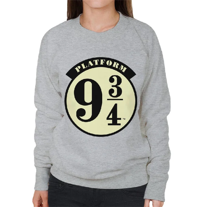 luxe gym hoodieHarry Potter Platform Nine And Three Quarters Women's Sweatshirt