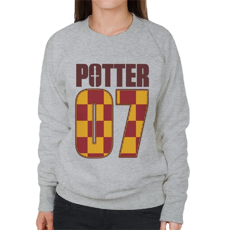 retro sports hoodieHarry Potter 07 Logo Women's Sweatshirt