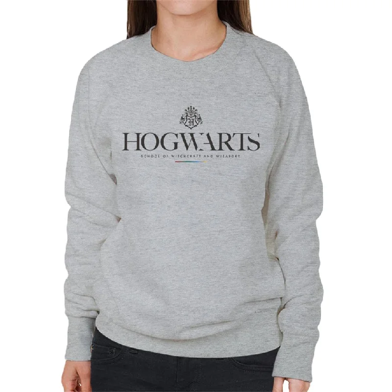 lightweight fitness hoodieHarry Potter School Of Witchcraft And Wizardy Logo Women's Sweatshirt