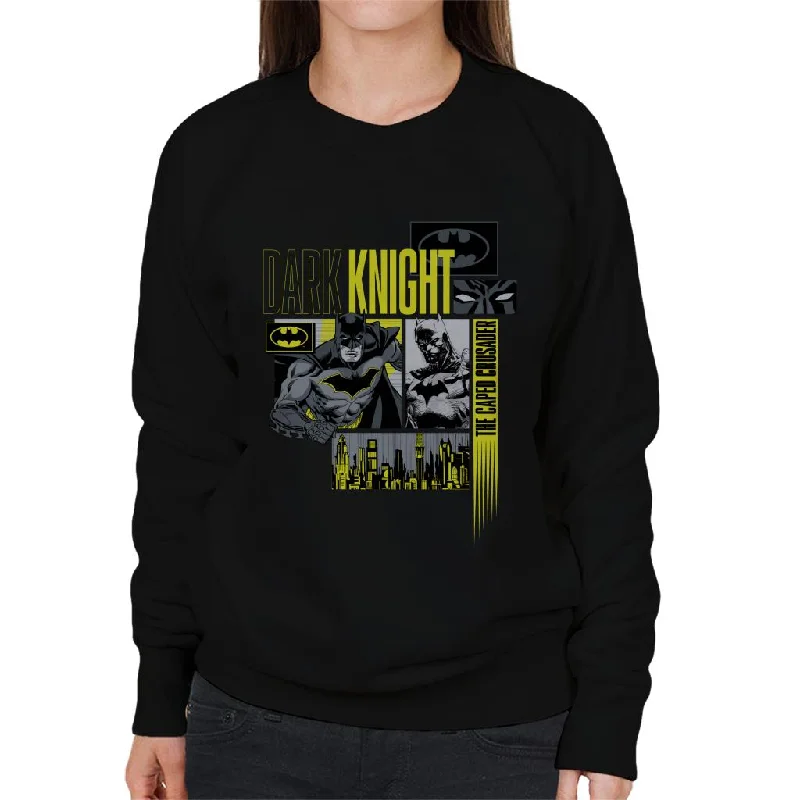 vibrant athletic hoodieBatman Dark Knight The Caped Crusader Women's Sweatshirt