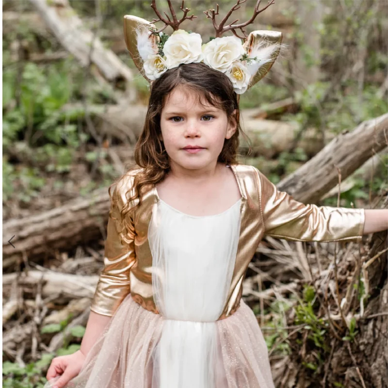 sleek dressWoodland Deer with Headband