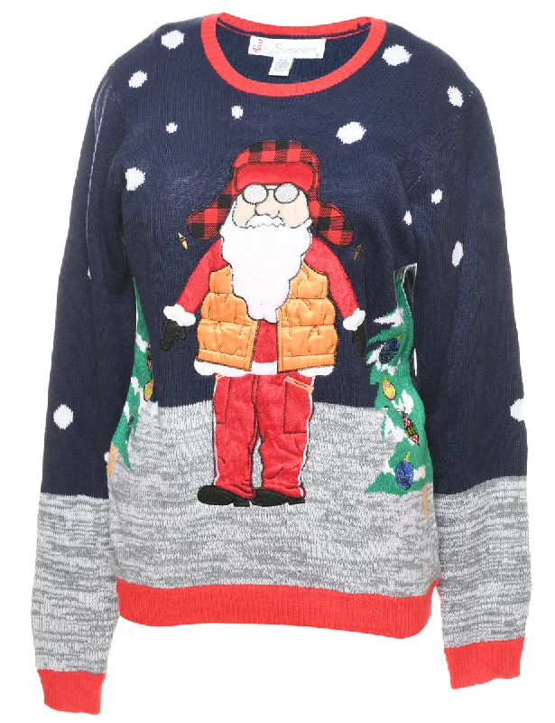 cozy coatSanta Claus Christmas Jumper - M