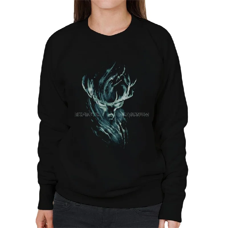 classic gym sweatshirtHarry Potter And The Prisoner Of Azkaban Deer Expecto Patronum Women's Sweatshirt