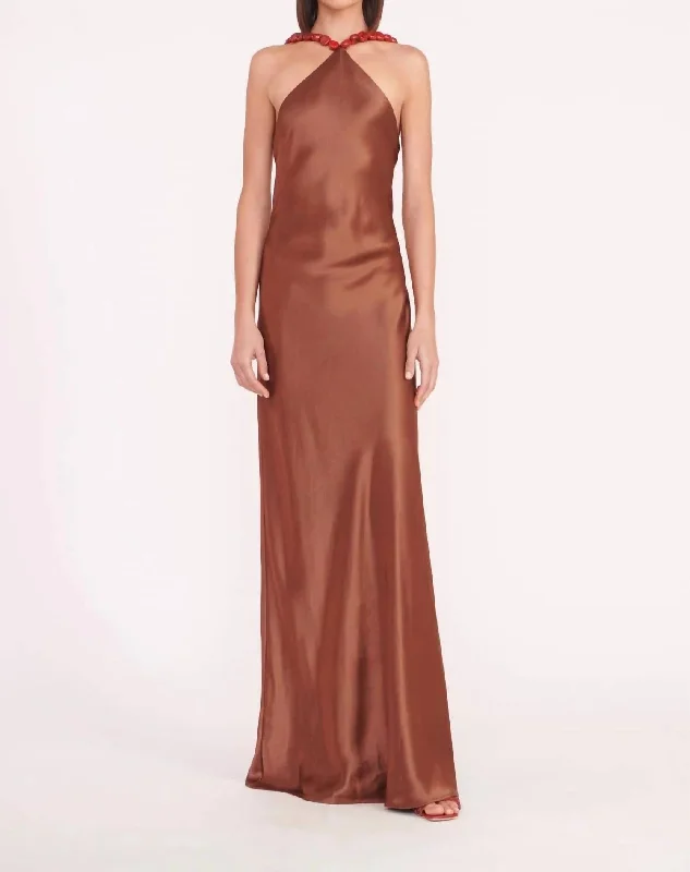 elegant evening dressCadence Dress In Clove