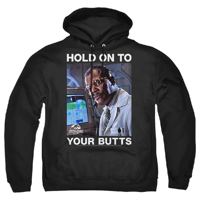 zippered hoodieJurassic Park Hold Onto Pullover Hoodie