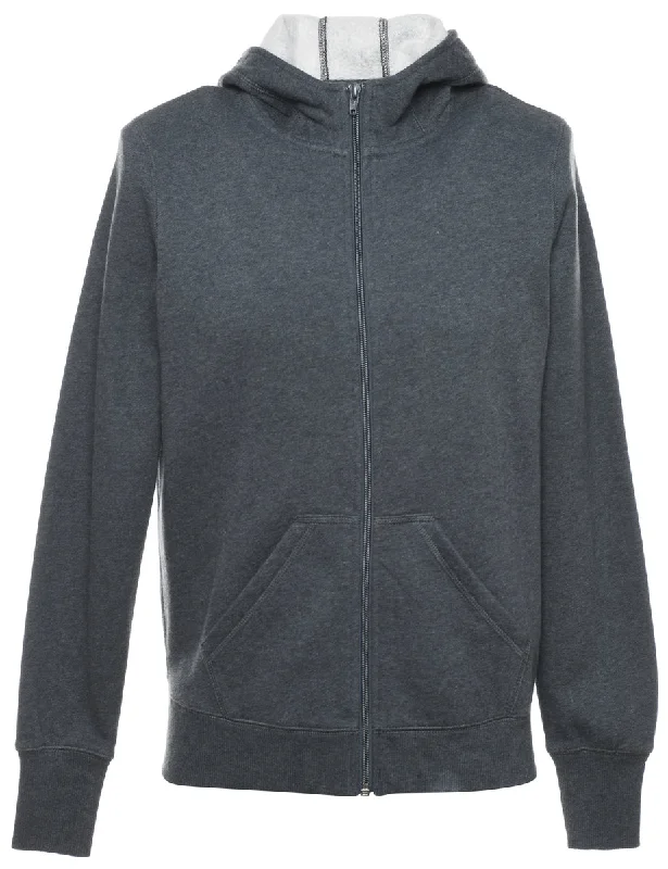 contemporary coatDark Grey Hooded Sweatshirt - M