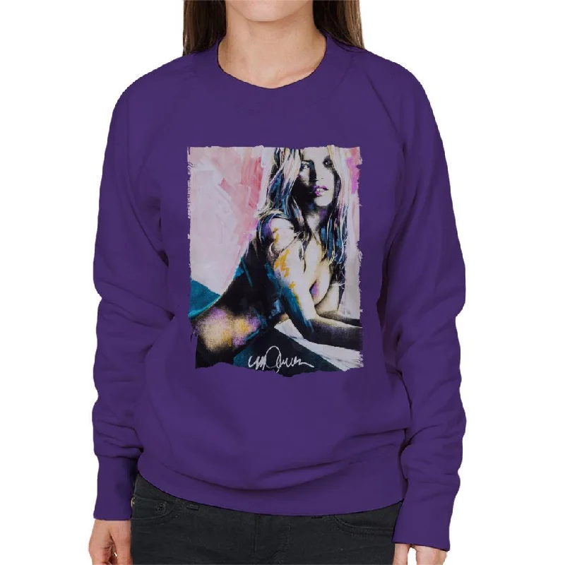 cool activewear hoodieSidney Maurer Original Portrait Of Kate Moss Nude Women's Sweatshirt