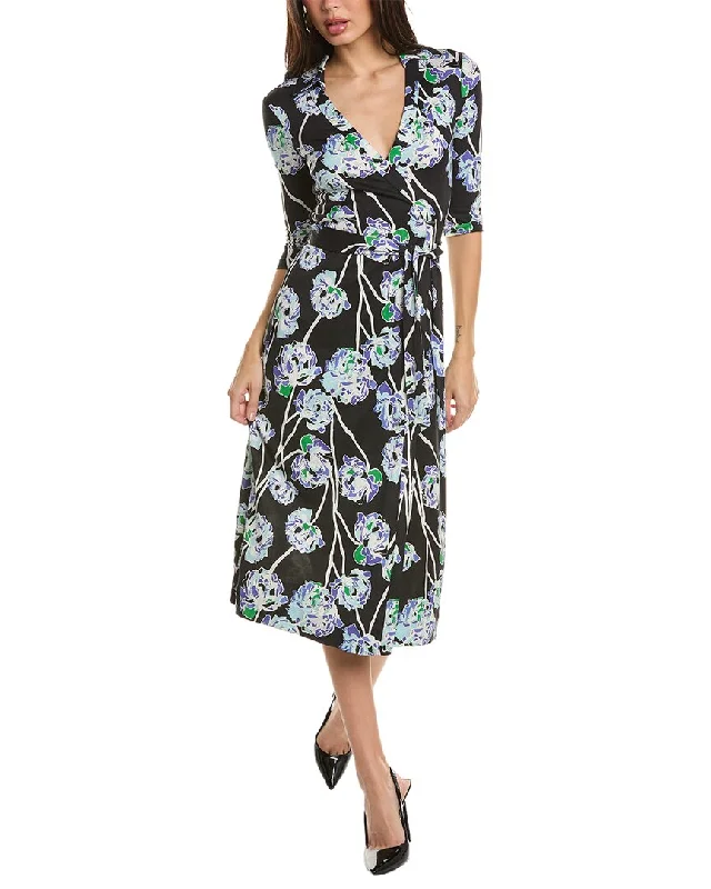 sleeveless dressDiane von Furstenberg Abigail Midi Wrap Dress