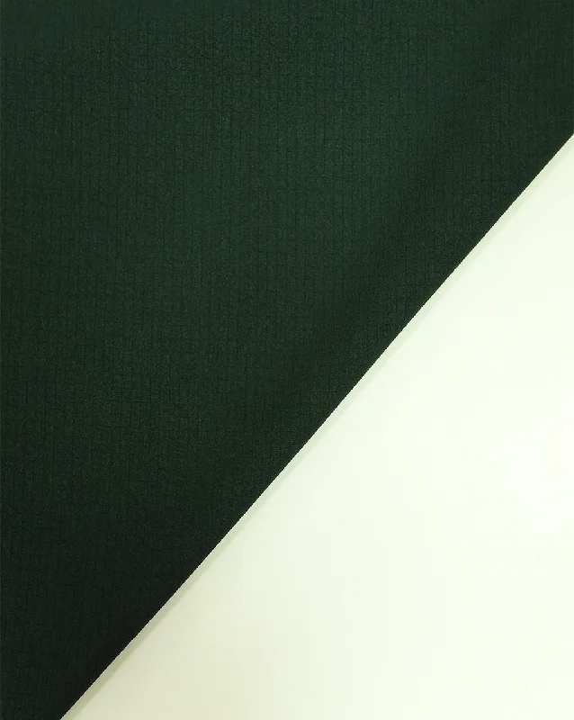 elegant shift dressBOTTLE GREEN BUBBLE CREPE FABRIC