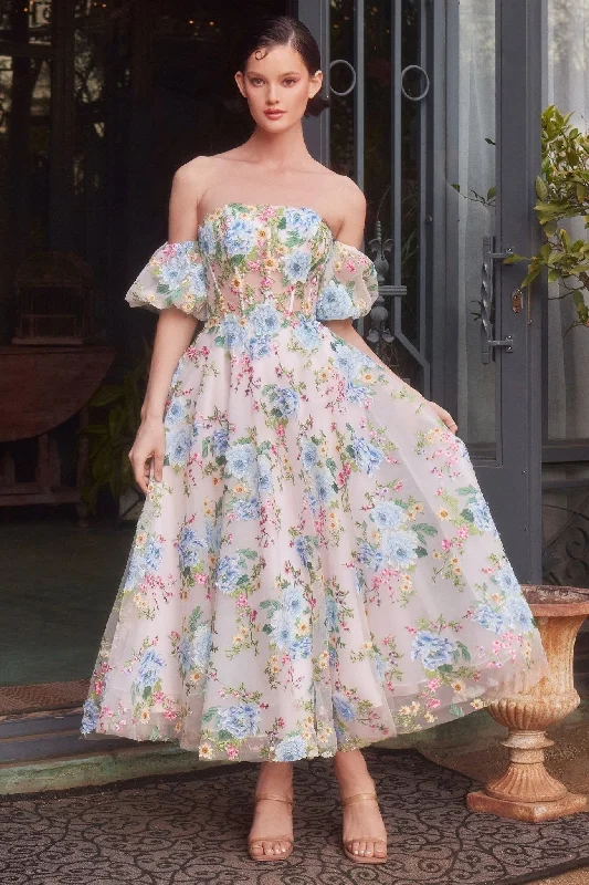 floral midi dressA1406