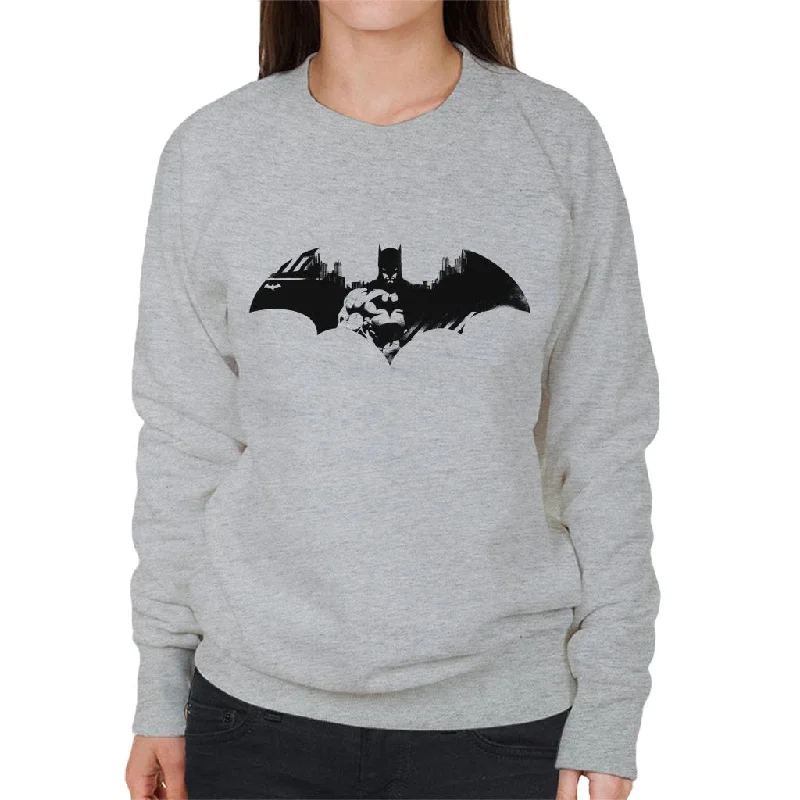 streetwear gym sweatshirtBatman Bat Symbol In Gotham City Women's Sweatshirt