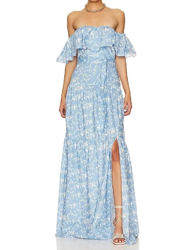 evening dressKaralyn Maxi Dress In Bluestem Print