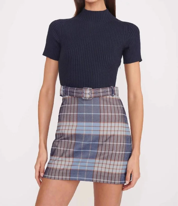 oversized dressPatsy Dress In French Blue Mega Plaid/navy