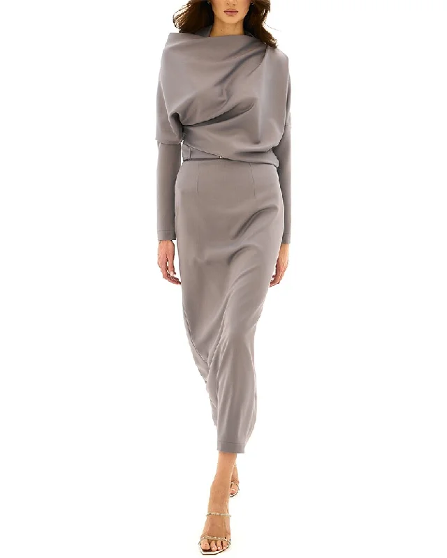 wrap dressBGL Wool-Blend Dress