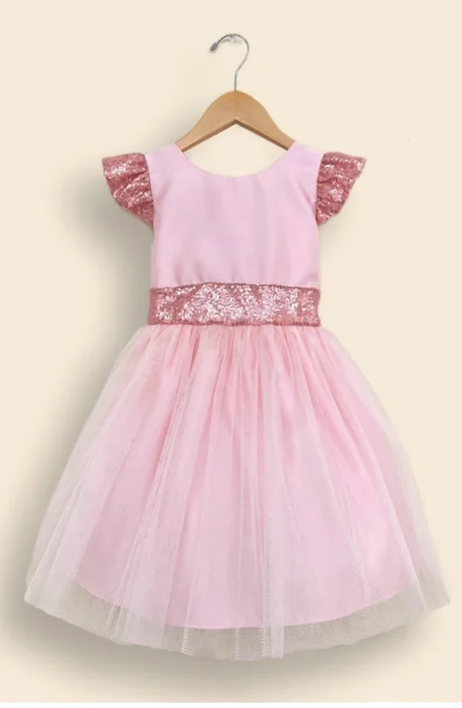 casual shift dressSparkle Pink Dress