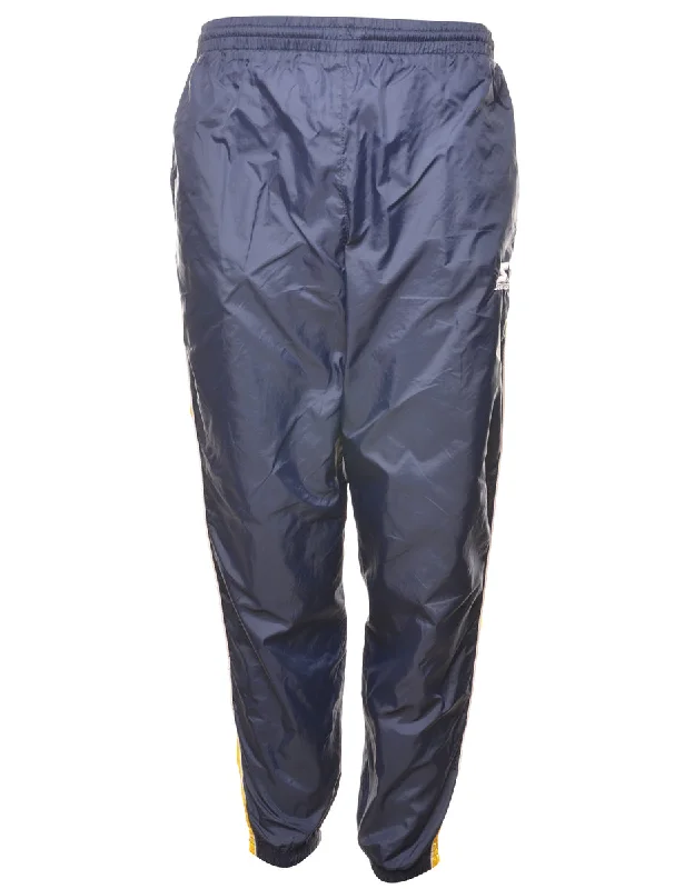 minimalist jacketStarter Navy Shiny Track Pants - W32 L30