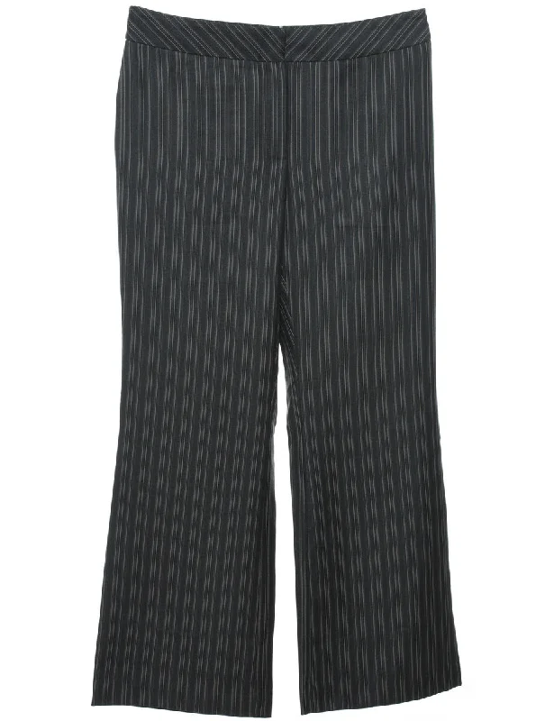 minimalist jacketStriped Pattern Dark Grey Trousers - W32 L29