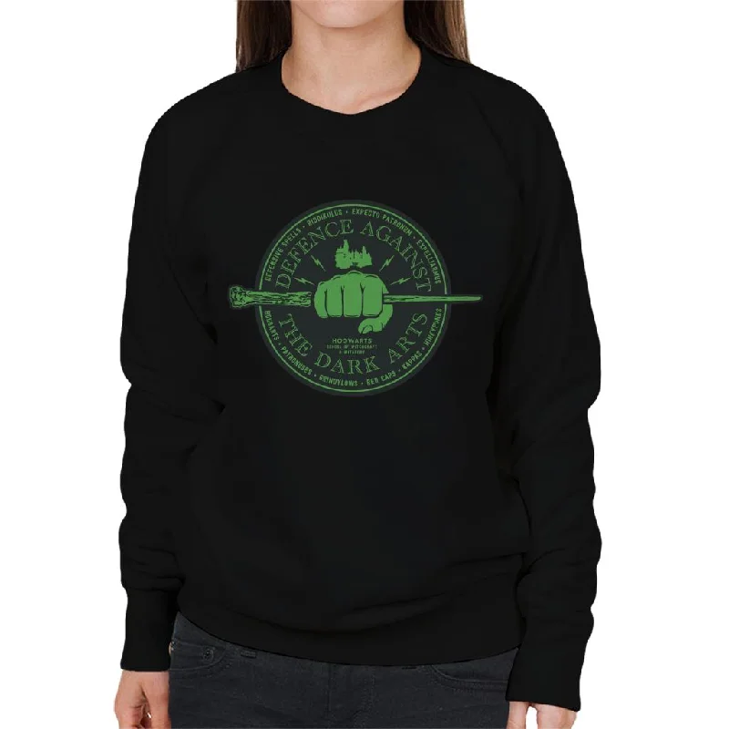 breathable workout hoodieHarry Potter Defence Against The Dark Arts Logo Women's Sweatshirt