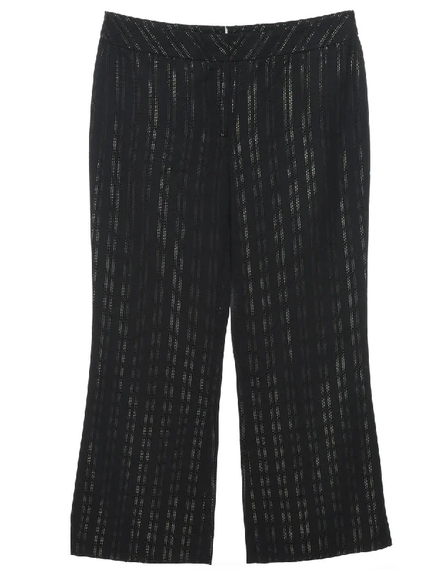 sporty jacketStriped Black Trousers - W32 L26