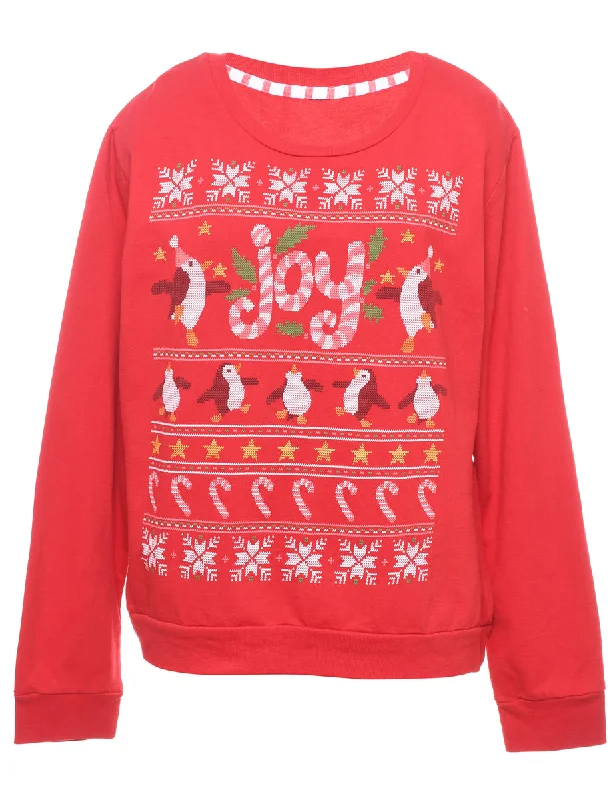 contemporary coatNordic Christmas Sweatshirt - L