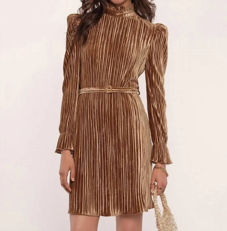 elegant shift dressSerina Dress In Whiskey